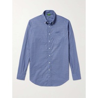 SID MASHBURN Button-Down Collar Checked Cotton Shirt 1647597323398337