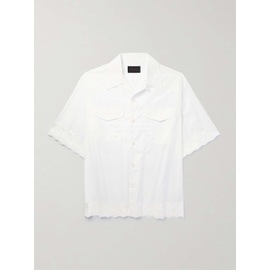 시몬 로샤 SIMONE ROCHA Convertible-Collar Broderie Anglaise Cotton-Poplin Shirt 1647597333444954