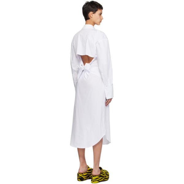  SIMONMILLER White Kerr Midi Dress 241708F054000