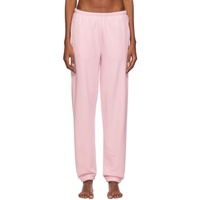 스킴스 SKIMS Pink Cotton Fleece Classic Jogger Lounge Pants 241545F086012