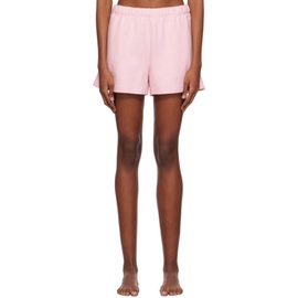 스킴스 SKIMS Pink Cotton Fleece Classic Shorts 241545F088012