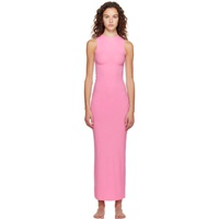 스킴스 SKIMS Pink Soft Lounge Maxi Dress 232545F055008