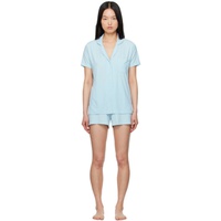 스킴스 SKIMS Blue Soft Lounge Short Pyjama Set 242545F079003