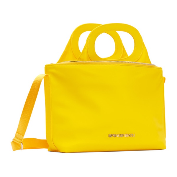  SPENCER BADU Yellow Medium 2-in-1 Messenger Bag 232205M170000
