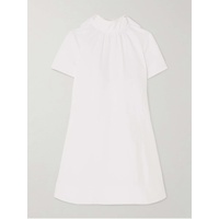 스타우드 STAUD Ilana open-back cotton-blend faille turtleneck mini dress 790768700