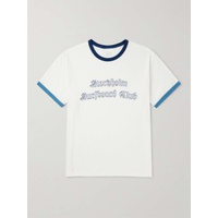 STOCKHOLM SURFBOARD CLUB Logo-Embroidered Organic Cotton-Jersey T-Shirt 1647597315245524