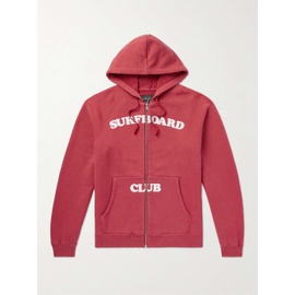 STOCKHOLM SURFBOARD CLUB Jaja Logo-Print Organic Cotton-Jersey Zip-Up Hoodie 1647597315245590
