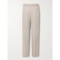 STOEFFA Tapered Pleated Wool Trousers 1647597311423930