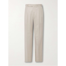 STOEFFA Tapered Pleated Wool Trousers 1647597311423930