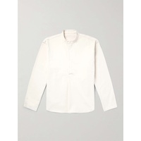 STOEFFA Grandad-Collar Cotton-Twill Half-Placket Shirt 1647597311423928