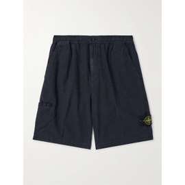 스톤아일랜드 STONE ISLAND Straight-Leg Linen and Nylon-Blend Bermuda Shorts 1647597329257062