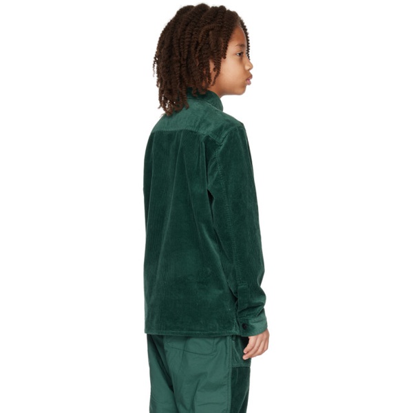 스톤아일랜드 스톤아일랜드 Stone Island Junior Kids Green Patch Shirt 232821M703001