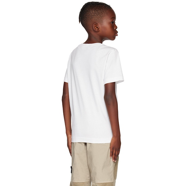 스톤아일랜드 스톤아일랜드 Stone Island Junior Kids White 20147 T-Shirt 232821M703008