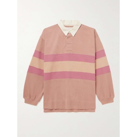 스토리 MFG. STORY MFG. Panelled Organic Cotton-Jersey Polo Shirt 1647597308113857