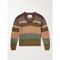 스토리 MFG. STORY MFG. Keeping Striped Organic Cotton Sweater 1647597308744554