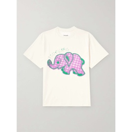 스토리 MFG. STORY MFG. Grateful Ele Printed Organic Cotton-Jersey T-Shirt 1647597332344965