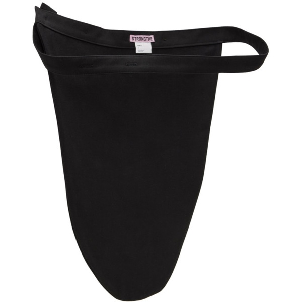  STRONGTHE Black Kangaroo Pouch 232549M171001