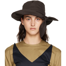 STRONGTHE Black Knotted Bucket Hat 232549F014000