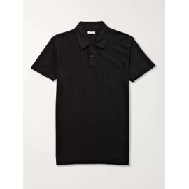 선스펠 SUNSPEL Riviera Slim-Fit Cotton-Mesh Polo Shirt 1647597304451066