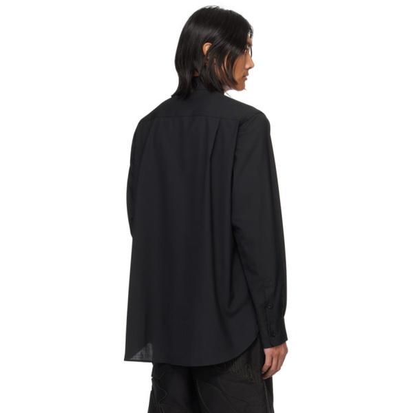  사카이 Sacai Black Suiting Shirt 241445M192027