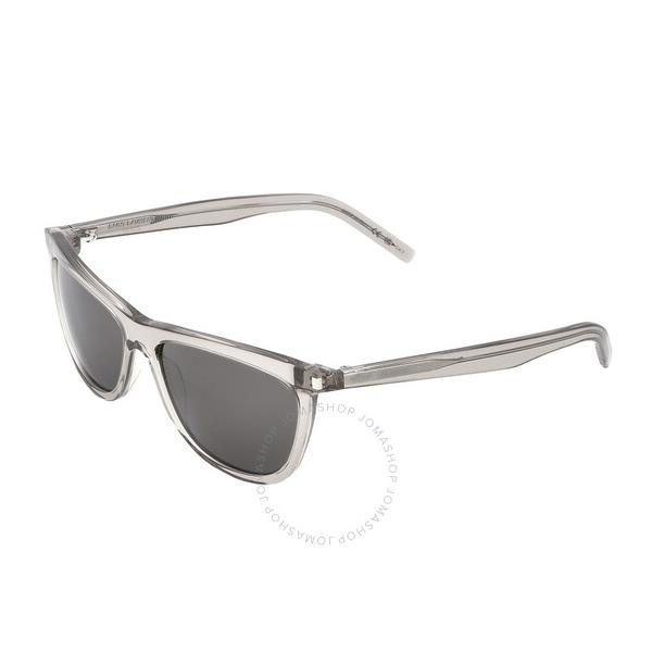 생로랑 생로랑 Saint Laurent Grey Cat Eye Ladies Sunglasses SL 515 006 58