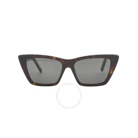생로랑 Saint Laurent Grey Cat Eye Ladies Sunglasses SL 276 MICA 033 55
