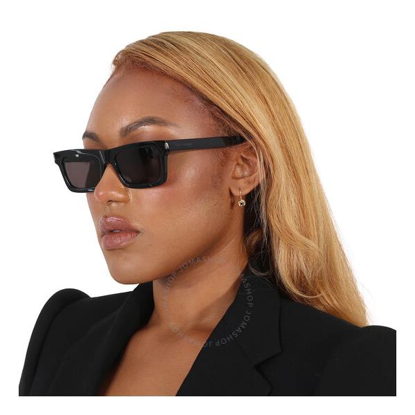 생로랑 생로랑 Saint Laurent Black Rectangular Ladies Sunglasses SL 461 BETTY 001 54