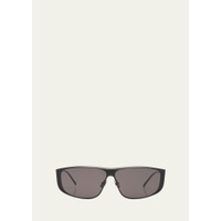 생로랑 Saint Laurent Mens Sl 605 Metal Rectangle Sunglasses 4579922