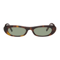 생로랑 Saint Laurent Tortoiseshell SL 557 Shade Sunglasses 241418F005042