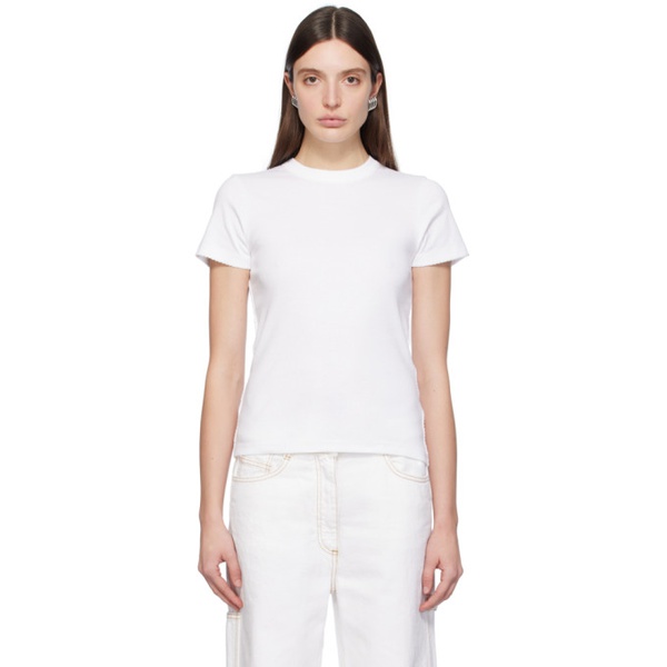  삭스 파츠 Saks Potts White Uma T-Shirt 241231F110000