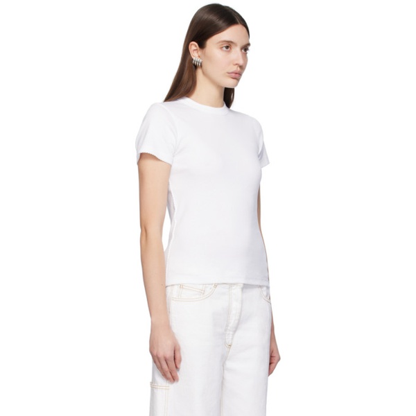  삭스 파츠 Saks Potts White Uma T-Shirt 241231F110000
