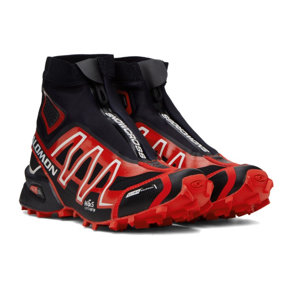 살로몬 살로몬 Salomon Black & Red Snowcross Sneakers 241837M236000