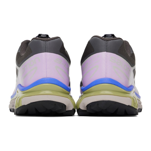 살로몬 살로몬 Salomon Gray & Purple XT-6 Sneakers 241837M237000