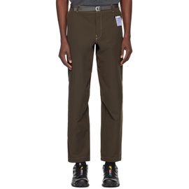 Satisfy Brown Climb Trousers 242733M191001