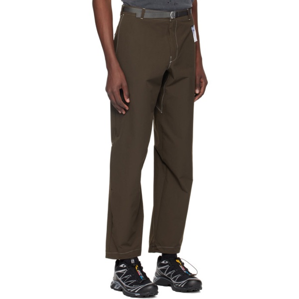  Satisfy Brown Climb Trousers 242733M191001