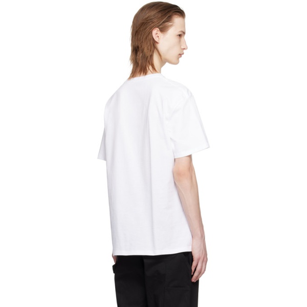  세러데이 뉴욕시티 Saturdays NYC White Miller T-Shirt 241899M213018
