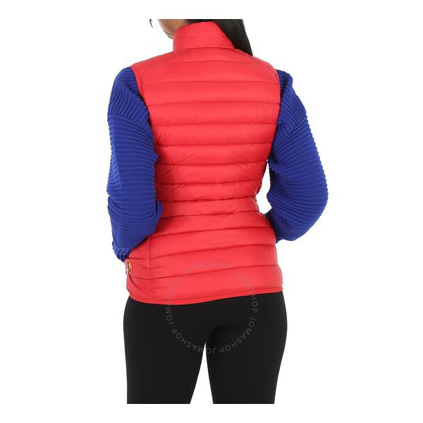  Save The Duck Ladies Tango Red Puffer Gilet Vest D88040W-GIGA13-70014