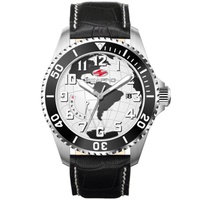 Seapro MEN'S Voyager Leather White Dial Watch SP2740