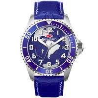 Seapro MEN'S Voyager Leather Blue Dial Watch SP2742