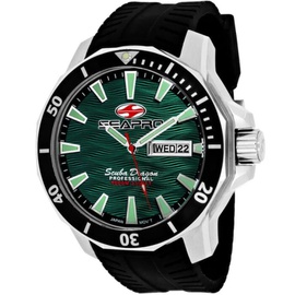 Seapro MEN'S Scuba Dragon Diver Limited 에디트 Edition 1000 Meters Silicone Green Dial Watch SP8318