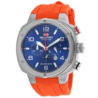 Seapro MEN'S Guardian Chronograph Silicone Blue Dial Watch SP3345
