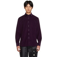Sebline Purple Gusset Shirt 222341M192009