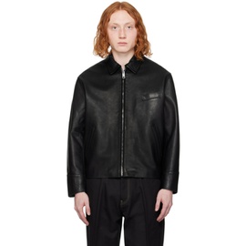 세컨드 레이어 Second/Layer Black Rider Leather Jacket 241902M181001