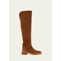 See by Chloe Bonni Suede Over-The-Knee Boots 4555225
