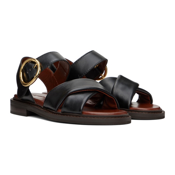  See by Chloe Black Lyna Sandals 241373F124006
