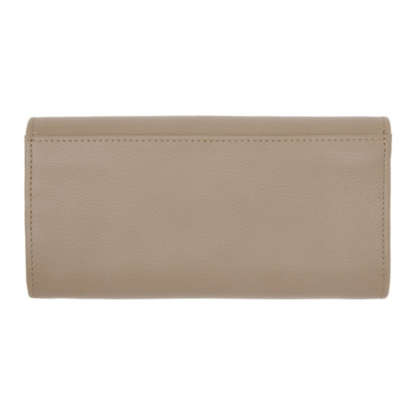  See by Chloe Taupe Lizzie Long Wallet 231373F040015