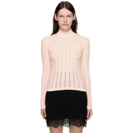 See by Chloe Pink High-Neck Blouse 231373F099001
