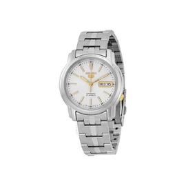 Seiko 5 Automatic Silver Dial Stainless Steel Mens Watch SNKL77