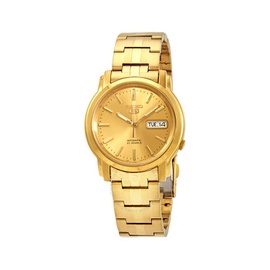 Seiko Series 5 Automatic Gold Dial Mens Watch SNKK76