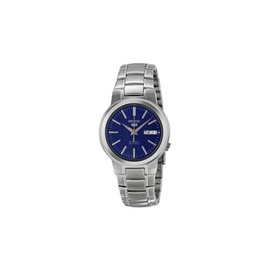 MEN'S Seiko 5 Stainless Steel Blue Dial Watch SNKA05K